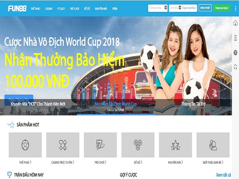 Review nhà cái Fun88 trên thị trường cá cược