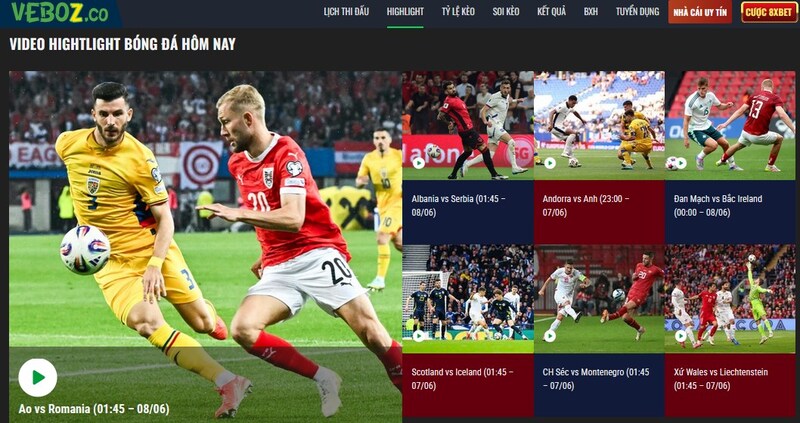 Vebo Link – Trang web xem bóng đá trực tuyến hoàn hảo cho tín đồ môn thể thao vua