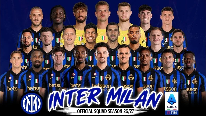 doi hinh inter milan